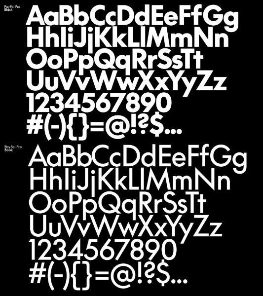 PayPal Pro Font